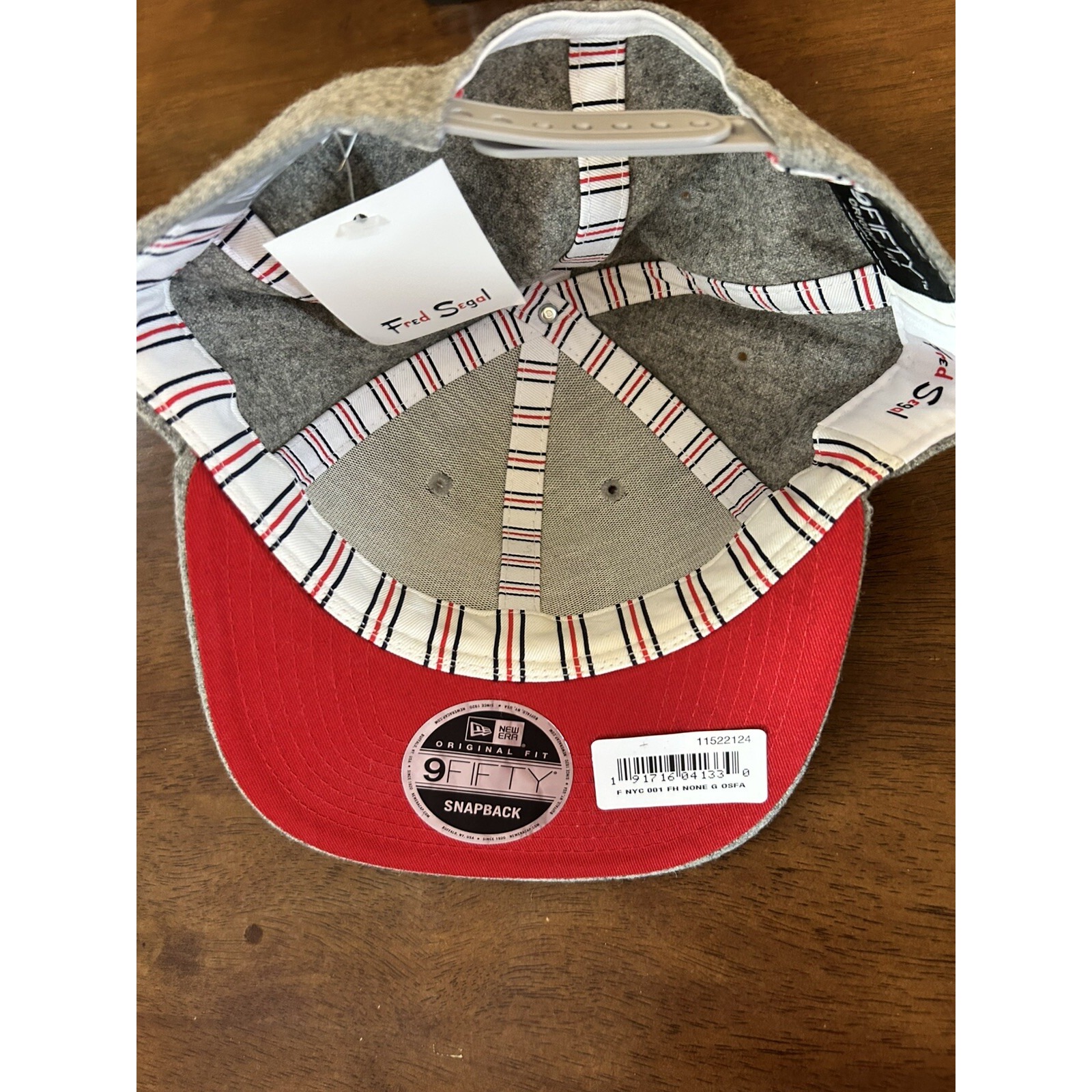 Fred Segal New Era 9fifty Lion Snapback Hat Gray Red Blue Fscb0036 Nwt Mens — image 6 of 7
